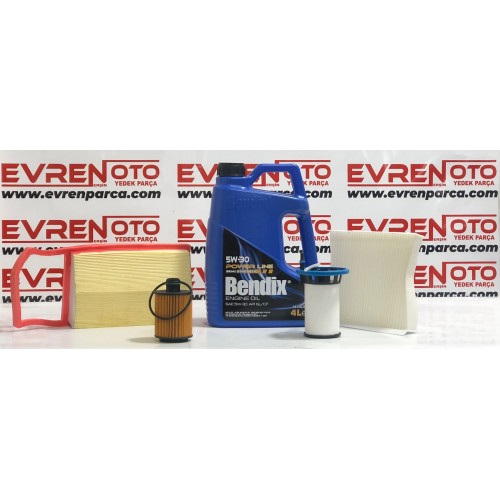 Filtre Seti  Doblo Fiorino Egea  1.3 Euro 6