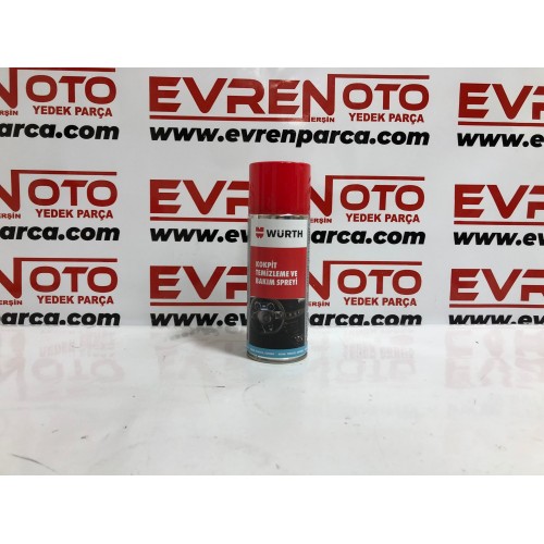 Araç Kokpit Temizleme ve Bakım Spreyi 400ml ( Temizlik Sonrası Yüzey Koruma Toz Güneş Işığı Gibi Dış Koşulların Etkilerini Azaltmak İçin Kullanılır.)