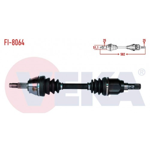 Ön Aks Linea 1.6 Jtd Sağ (Komple)