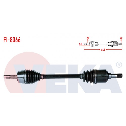 Ön Aks Sol Linea 1.4 8V Komple
