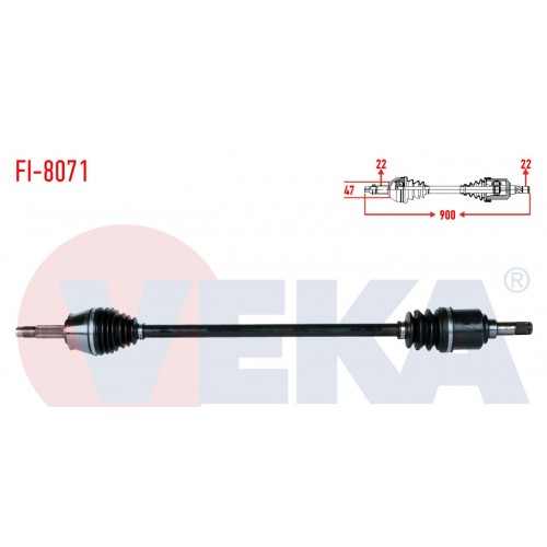 Ön Aks Palio Albea Sağ 1.6 16V Komple