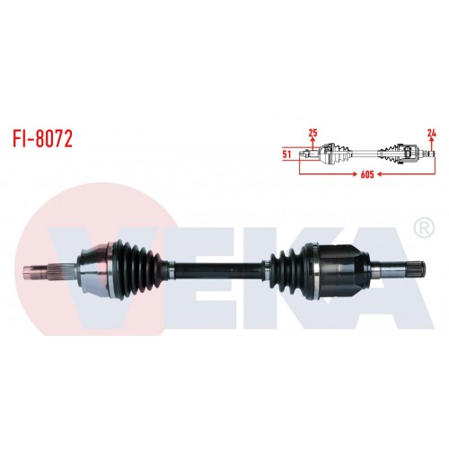 Ön Aks Fiorino Sol 1.3 Jtd Komple Euro 5