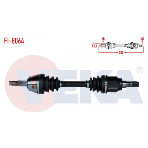 Ön Aks Sol Komple Euro 4 I Linea 1.6 MJtd